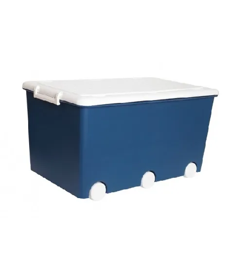 Kaste mantu glabāšanai 58 x 40 x 33 cm TEGA BABY dark blue PW-001-164