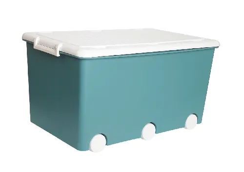 Kaste mantu glabāšanai 58 x 40 x 33 cm TEGA BABY mineral blue PW-001-165