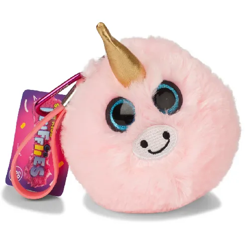 Kids Krafts Fluffiies Unicorn Мīksta plīša rotaļlieta piekariņš