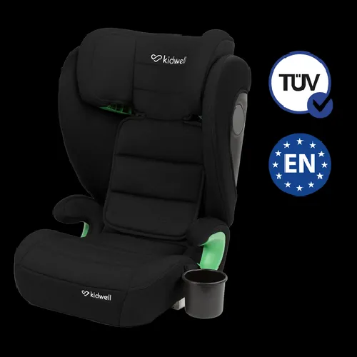 Kidwell Weston Black Bērnu autosēdeklis Busteris 15-36 kg