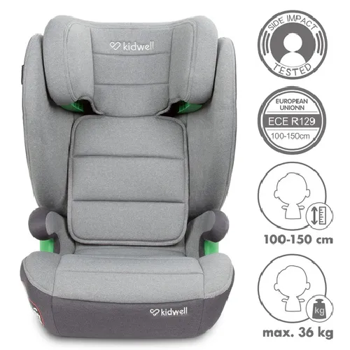Kidwell Weston Light grey Bērnu autosēdeklis Busteris 15-36 kg