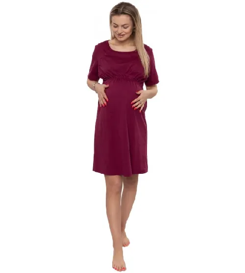 Krekls barojošai mātei LUNA bordo L 1522