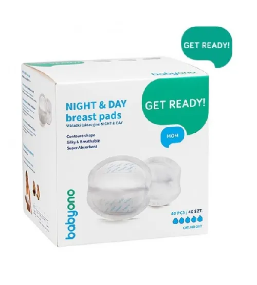 Krūšu ieliktņi BABY ONO Night&Day Ultra absorbent 297 40 gb.