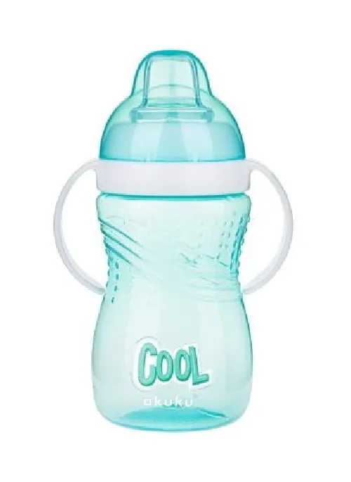 Krūze ar silikona uzgali un rokturi  280ml AKUKU AL-A0134