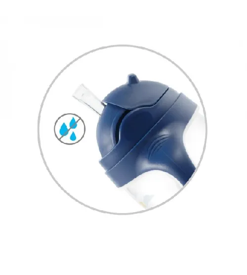 Krūzīte ar salmiņu 240 ml BabyOno 1464/01 blue