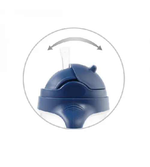 Krūzīte ar salmiņu 240 ml BabyOno 1464/01 blue