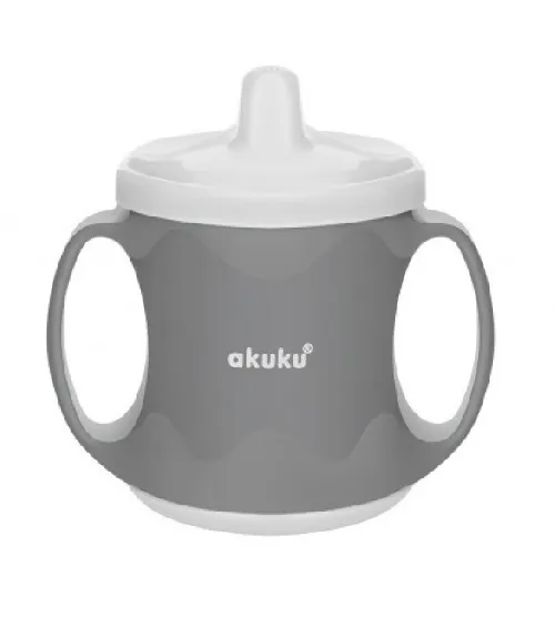 Krūzīte neizlīstošā ar mīksto uzgali 200 ml AKUKU A0423