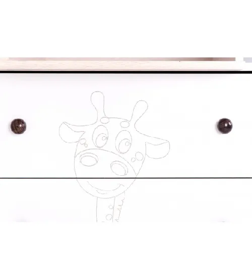 Kumode ar pārtinamo galdiņu Drewex BEAR CORTONA