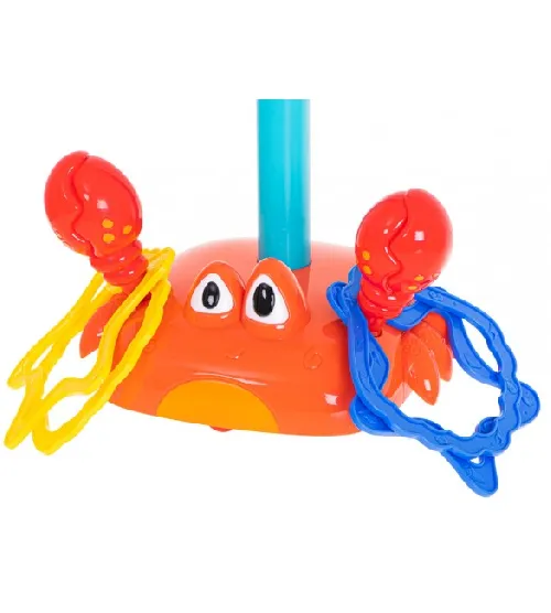 Kustīgs basketbola grozs ar ring-toss 5528