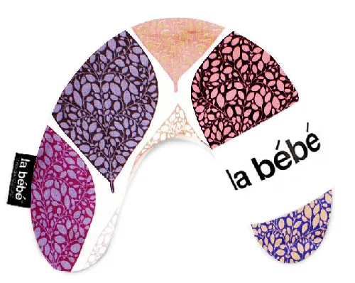 La Bebe Mimi Nursing Cotton Pillow Deco Purple Pakaviņš spilventiņš 19x46cm