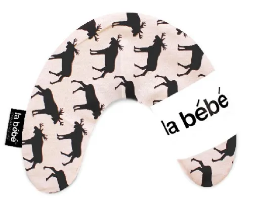 La Bebe Mimi Nursing Cotton Pillow Elk Black/Gray Pakaviņš spilventiņš 19x46cm