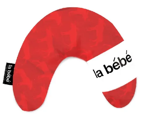 La Bebe Mimi Nursing Cotton Pillow Elk Red Pakaviņš spilventiņš 19x46cm