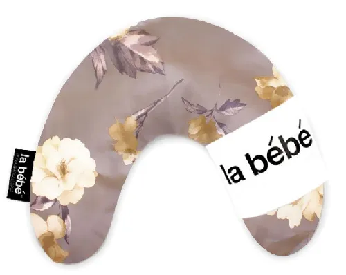 La Bebe Mimi Nursing Cotton Pillow Rose Pastel Gray Pakaviņš spilventiņš 19x46cm