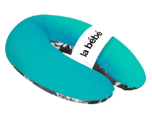 La Bebe Rich Cotton Blossom Aqua pakaviņš mazuļa barošanai, gulēšanai 30x175cm