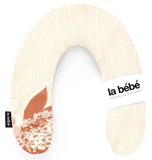La Bebe Rich Cotton Nursing Maternity Pillow Desert Rose pakaviņš mazuļa barošanai, gulēšanai