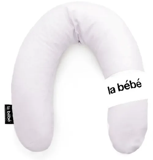 La Bebe Rich Cotton Nursing Maternity Pillow Light grey Pakaviņš pakavs mazuļa barošanai, gulēšanai