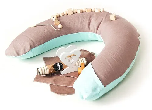 La Bebe Rich Cotton Nursing Maternity Pillow pakaviņš mazuļa barošanai, gulēšanai, grūtniecēm