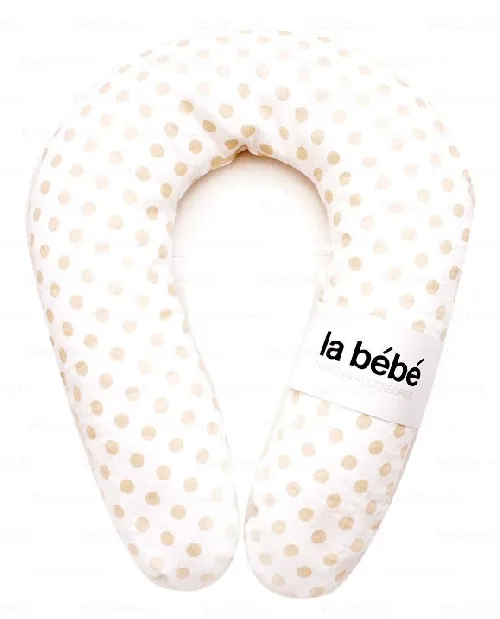 La Bebe Snug Cotton Nursing Maternity Pillow Eco Dots pakaviņš mazuļa barošanai, gulēšanai