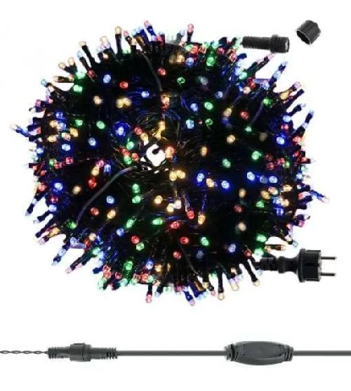 Lampiņu virtene 300 LED multikolor 11367