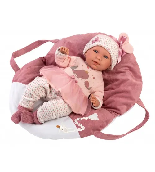 Lelle Mimi 42 cm (raud, runā, ar mānekli, mīkstais ķermenis, lokas rokas un kājas) LL74014