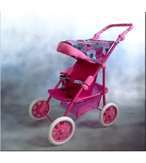 Leļļu ratiņi ANIA DWL 64x36x74 cm