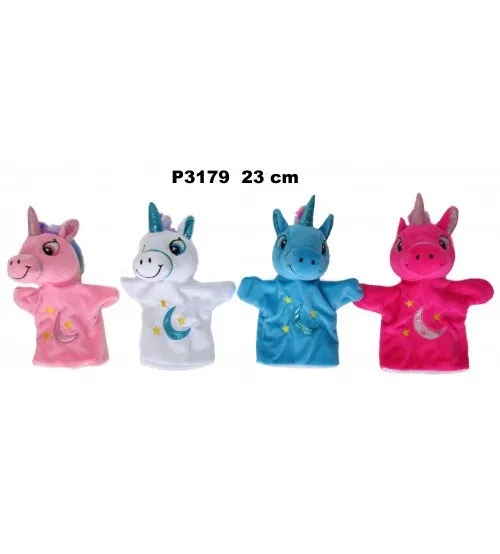 Leļļu teātris zirgs Vienradzis 23 cm 154651 dažādās