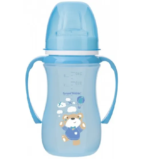 Mācību krūze 240 ml Canpol EASY START 38/208 blue