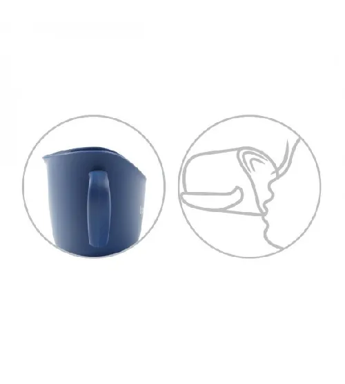 Mācību krūze ergonomiskā 120 ml BabyOno FLOW violet 1463/05