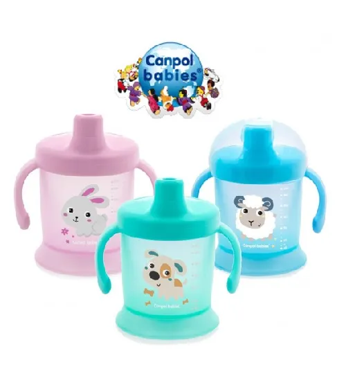 Mācību krūze neizlīstošā 200ml Canpol BUNNY&COMPANY 31/300