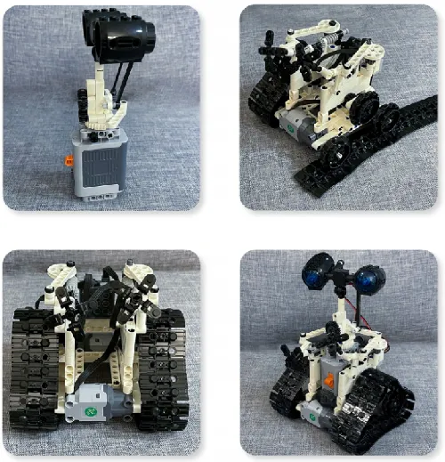 Mācību robots, 408 elementi