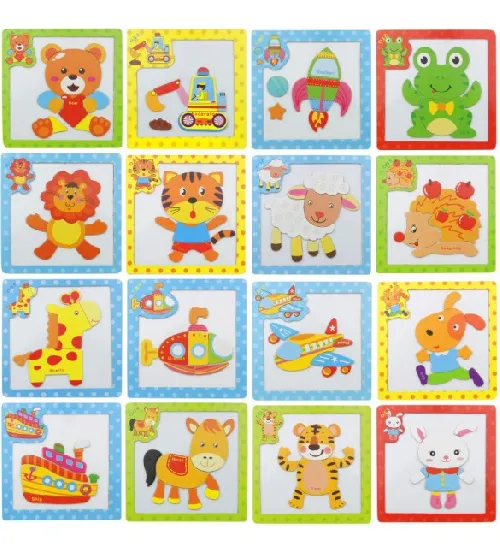 Magnētiska puzzle ANIMALS 07924