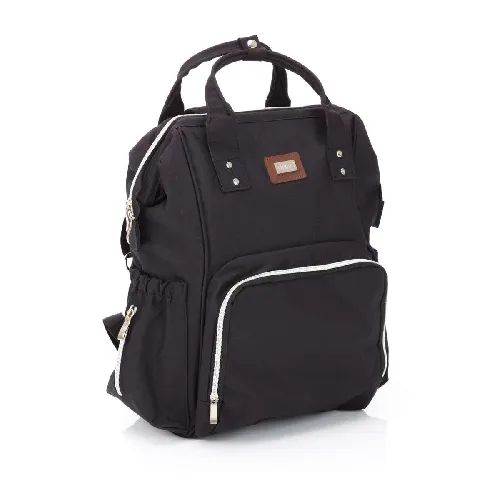 Māmiņas mugursoma - ratiņu soma Fillikid Black