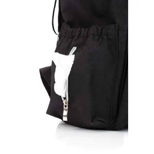 Māmiņas mugursoma - ratiņu soma Fillikid Black