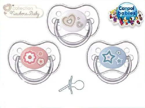 Māneklis silikona apaļas formas 6-18m Canpol NEWBORN 563