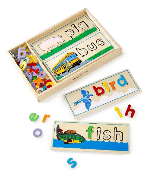 Melissa&Doug See&Spell Koka rotaļlieta Burti