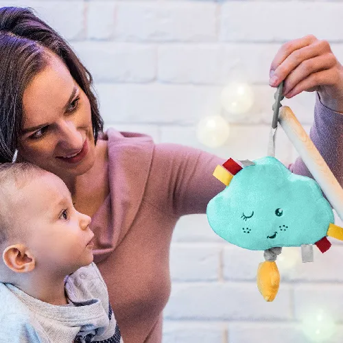 Mīkstā mūzikālā rotaļļieta LULLABY CLOUD Babyono 616