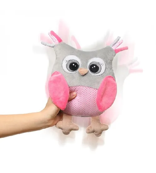 Mīkstā rotaļlieta ar grabuli BABYONO OWL SOFIA 441