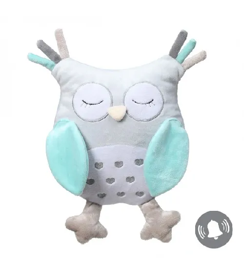 Mīkstā rotaļlieta ar grabuli BABYONO OWL SOFIA 441