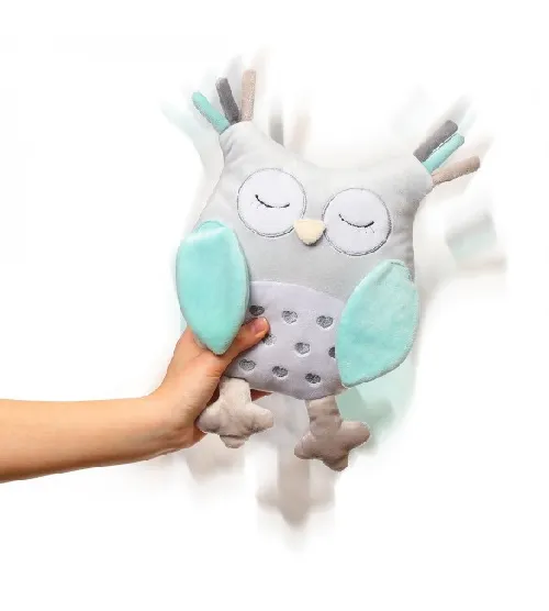 Mīkstā rotaļlieta ar grabuli BABYONO OWL SOFIA 441