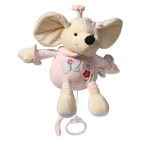 Mīkstā rotaļļieta pele ar mūziku BABYONO CUTE MOUSIE 927