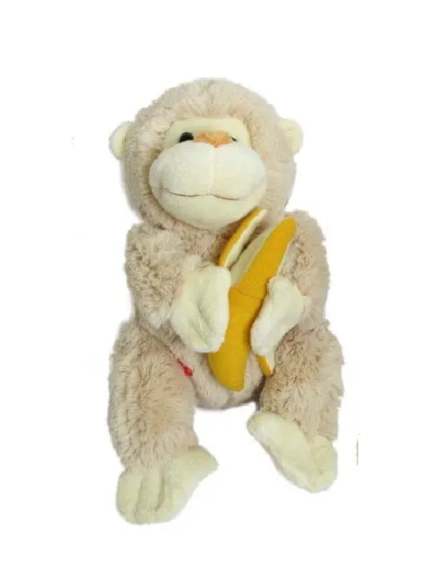 Mīkstā rotaļļieta pērtiķis ar balsi 28 cm SUN DAY M3227