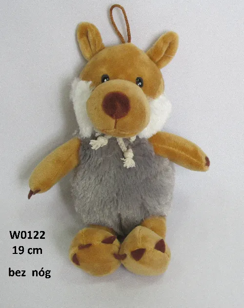 Mīkstā rotaļļieta vilks 19 cm SUN DAY W0122