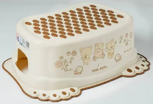 Pakāpiens - paliktnis TegaBaby BEAR white pearl MS-017