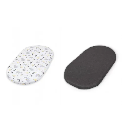 Palagi ratiņu matracim (2 gb.) Сeba Baby D.GREY+ELEPHANT 844