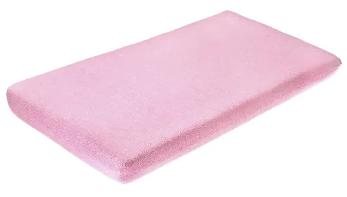 Palags ar gumiju mitrumnecaurlaidīgs Frotē 120x60 cm Kieczmerscy Pink 0452