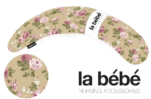 PĀRVALKS pakaviņam 200 cm La Bebe Maternity Pillow Cover Moon Roses