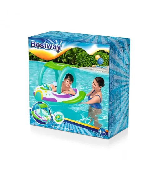 Piepūšamā laiva ar jumtu 107x122 cm BestWay 34149