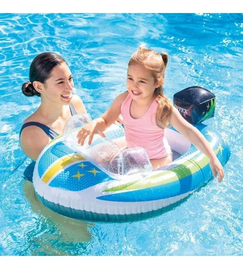 Piepūšamā laiviņa - Mašīna 107x69 Intex 59380-1
