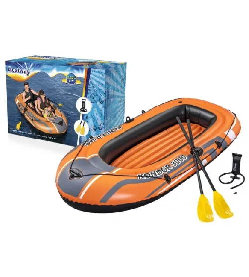 Piepūšams pontons Trīsvietīgs 232 x 115 cm Bestway 61102 10629