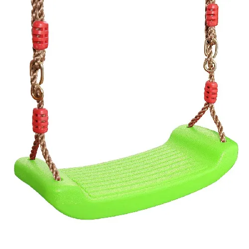 Plastmasas bērnu šūpoles Zaļas